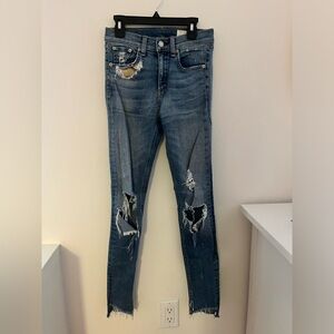 Rag & Bone Distressed Jeans